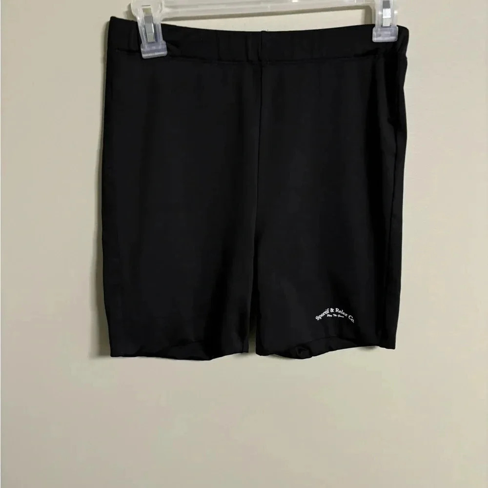 Princess Polly High Waisted Bike Short Black Size US 4